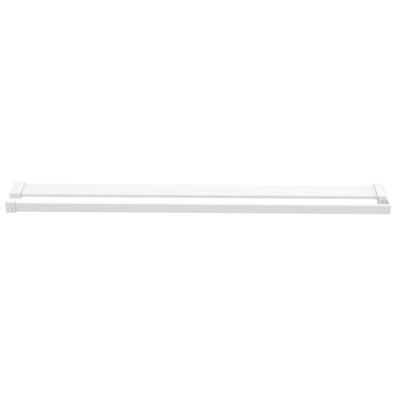 Load image into Gallery viewer, VidaXL Wandschap voor inloopdouchewand 100 cm aluminium wit
