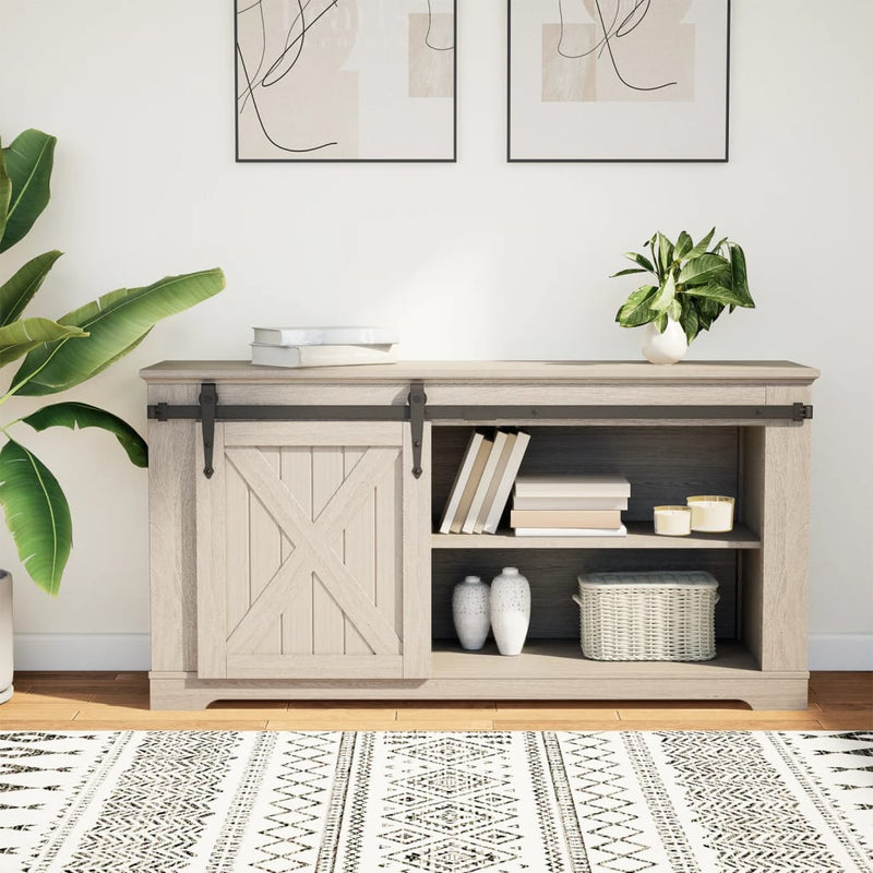 Load image into Gallery viewer, Vidaxl ophangset voor minischuifdeur 122 cm koolstofstaal zwart
