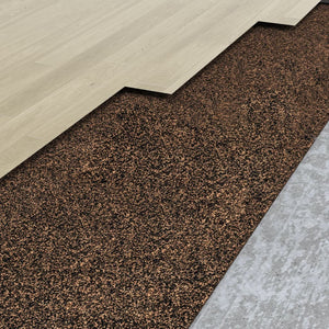 Vidaxl kurk op rol 100x200 cm 2 mm rubber