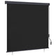 Vidaxl rolgordijn gestreept antraciet 180 x 250 cm stof en aluminium