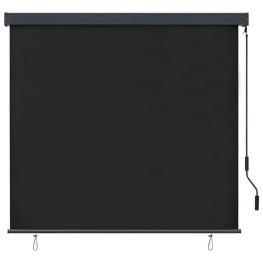 Vidaxl rolgordijn gestreept antraciet 180 x 250 cm stof en aluminium
