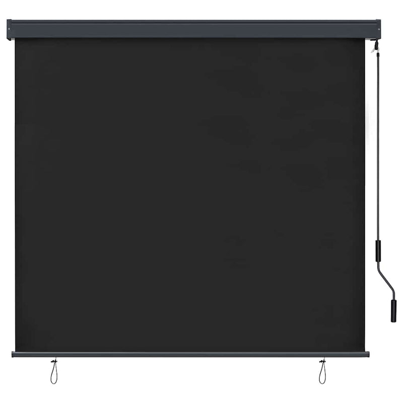 Chargez l'image dans la visionneuse de la galerie, Vidaxl rolgordijn gestreept antraciet 180 x 250 cm stof en aluminium
