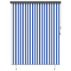 Vidaxl rolgordijn blauw en wit 200 x 250 cm stof en aluminium
