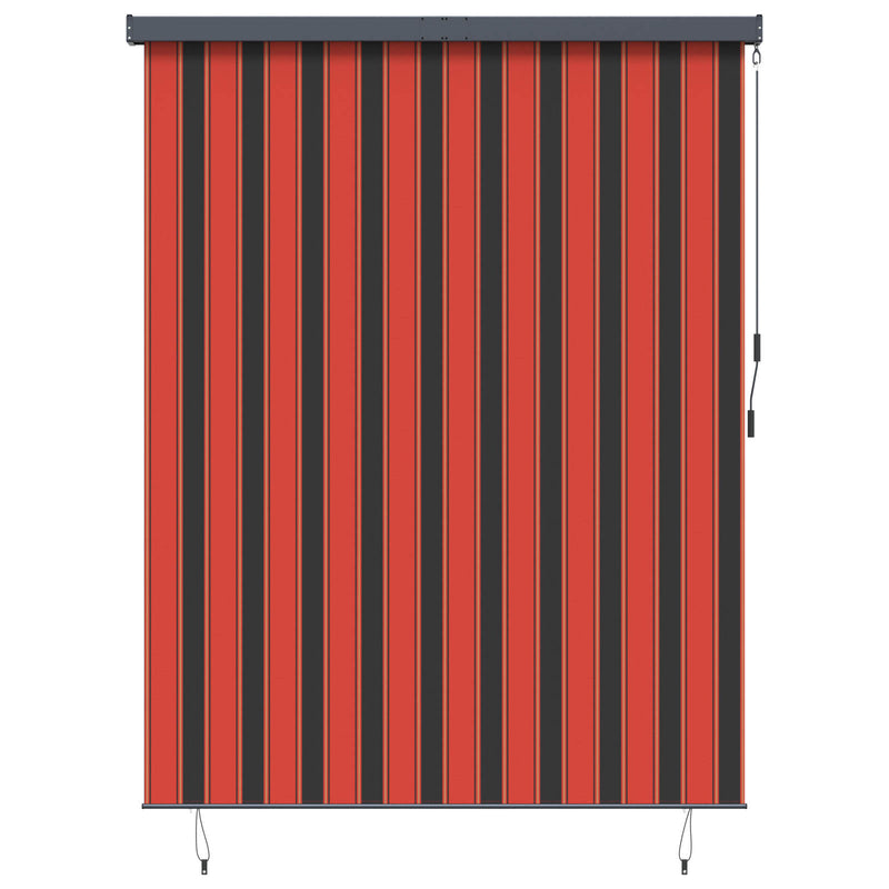 Chargez l'image dans la visionneuse de la galerie, Vidaxl rolgordijn oranje en bruin 200 x 250 cm stof en aluminium
