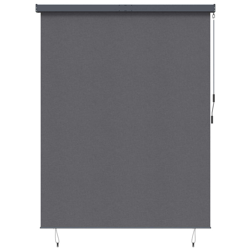 Afbeelding laden in galerijviewer, Vidaxl rolgordijn gestreept antraciet 200 x 250 cm stof en aluminium

