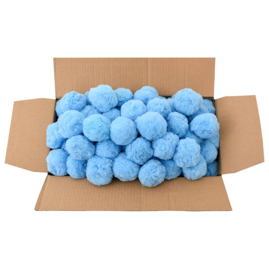 Vidaxl zwembadfilterbolletjes antibacterieel 1400 g polyetheen blauw