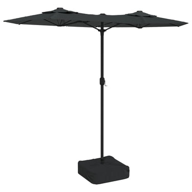 Vidaxl parasol dubbel dak 316x145 cm antracietkleurig