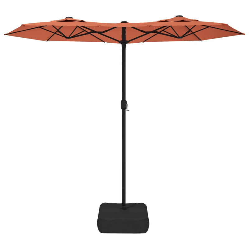 Load image into Gallery viewer, VidaXL Parasol dubbel 316x240 cm terracottakleurig
