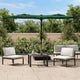 Vidaxl parasol dubbel met led's 316x145 cm groen