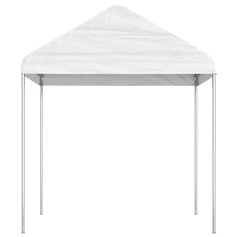 Afbeelding laden in galerijviewer, VidaXL Prieel met dak 8,92x2,28x2,69 m polyetheen wit
