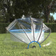 Vidaxl zwembadoverkapping rond 406x203 cm pvc