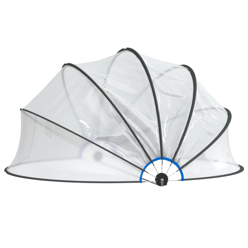 Load image into Gallery viewer, Vidaxl zwembadoverkapping rond 467x234 cm pvc
