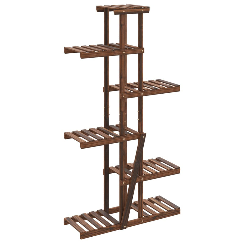 Afbeelding laden in galerijviewer, Vidaxl plantenstandaard 75x25x140,5 cm massief vurenhout
