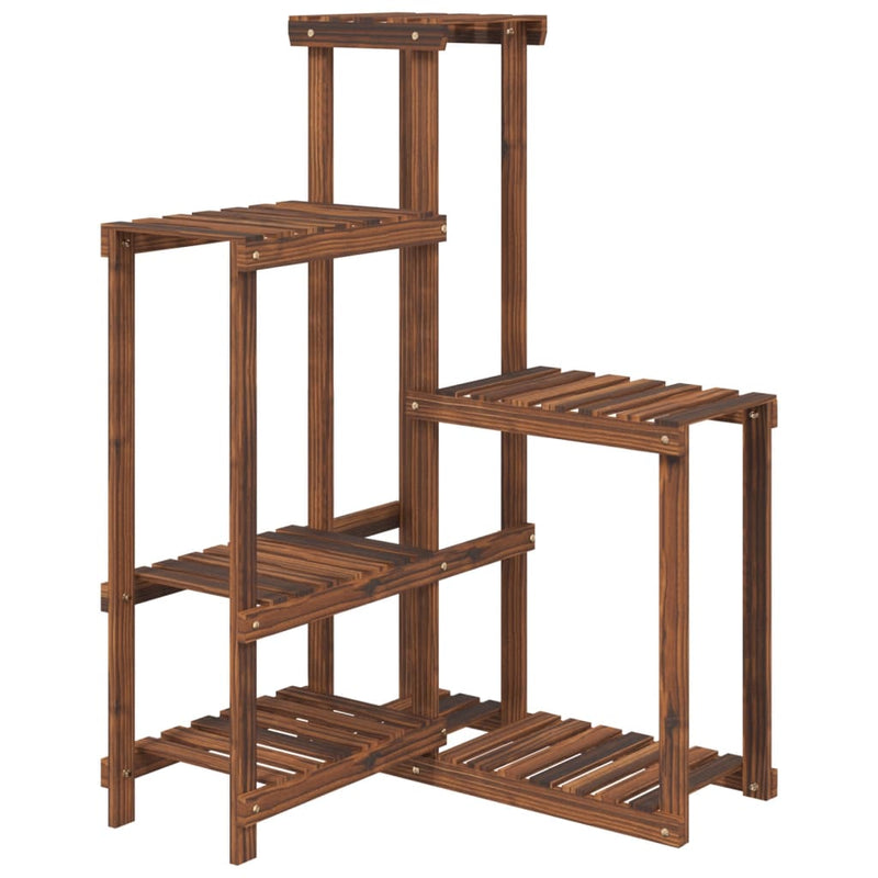 Afbeelding laden in galerijviewer, Vidaxl plantenstandaard 62,5x61,5x101,5 cm massief vurenhout
