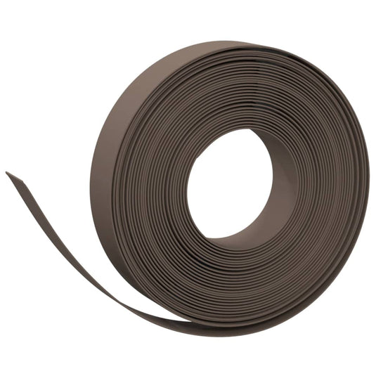 Vidaxl tuinranden 5 st 10 m 10 cm polyetheen bruin