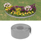 Vidaxl tuinranden 3 st 10 m 20 cm polyetheen grijs
