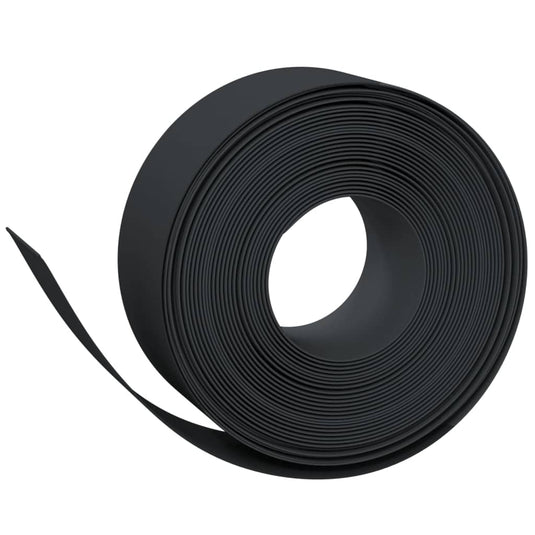 Vidaxl tuinranden 4 st 10 m 20 cm polyetheen zwart