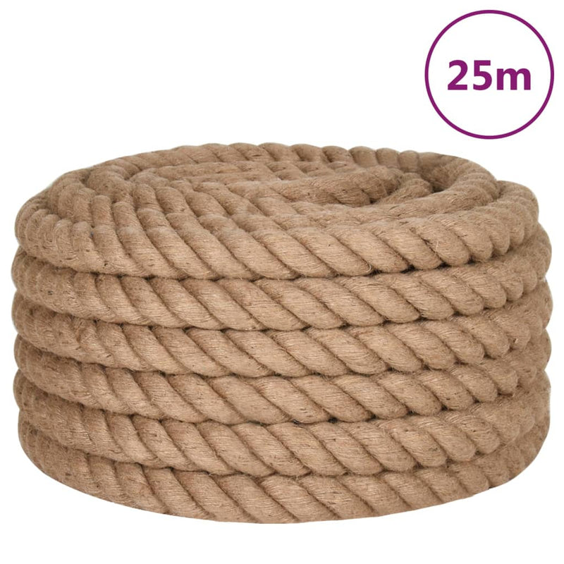 Load image into Gallery viewer, Vidaxl touw 25 m lang 30 mm dik jute
