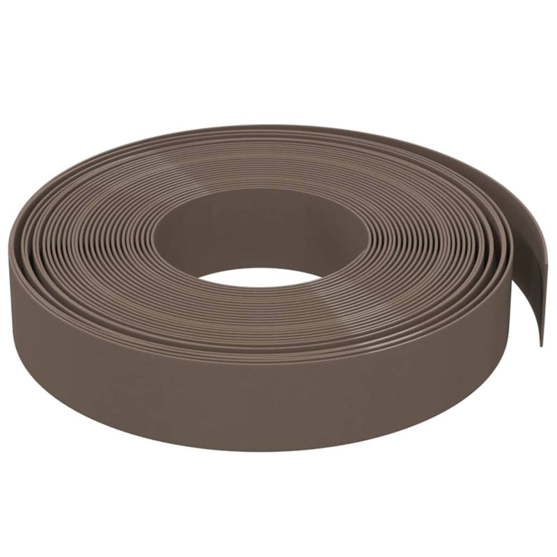 Load image into Gallery viewer, Vidaxl tuinrand 10 m 10 cm polyetheen bruin
