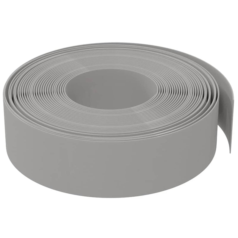 Load image into Gallery viewer, Vidaxl tuinrand 10 m 15 cm polyetheen grijs
