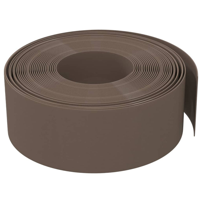 Load image into Gallery viewer, Vidaxl tuinrand 10 m 20 cm polyetheen bruin
