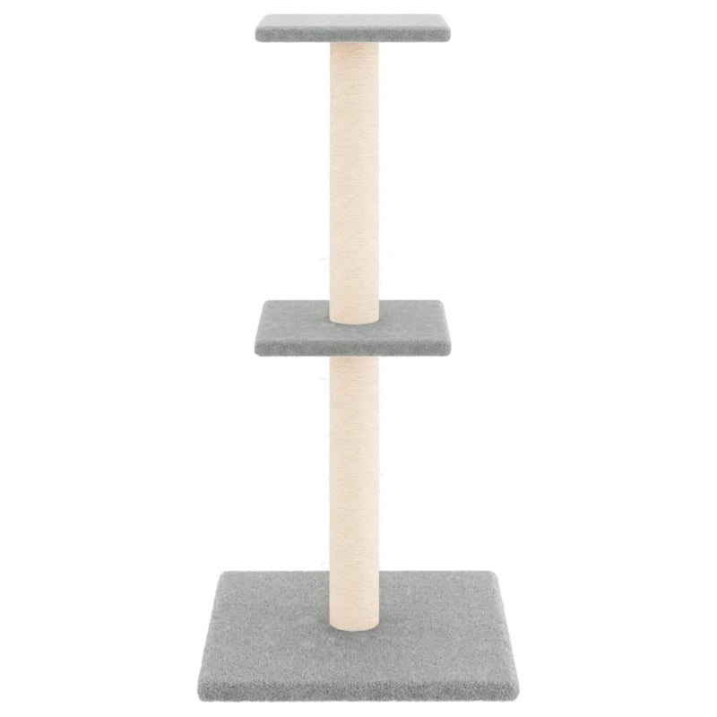 Load image into Gallery viewer, Vidaxl kattenmeubel met sisal krabpalen 73 cm lichtgrijs
