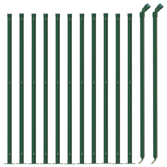 Vidaxl gaashek met flens 0,8x25 m groen