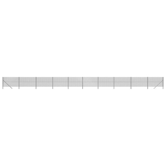 VidaXL Gaashek 1,4x25 m antracietkleurig
