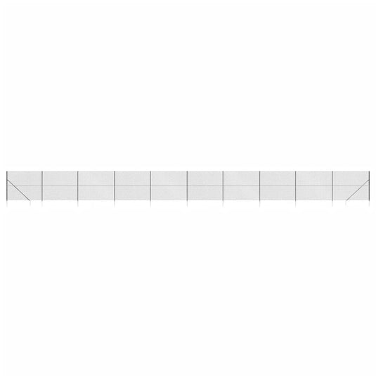 VidaXL Gaashek met grondankers 1,6x25 m antracietkleurig