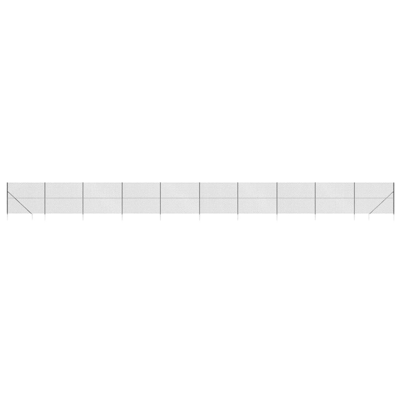 Load image into Gallery viewer, VidaXL Gaashek met grondankers 1,8x25 m antracietkleurig
