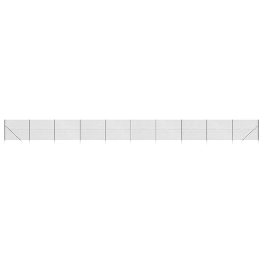 VidaXL Gaashek met grondankers 1,8x25 m antracietkleurig