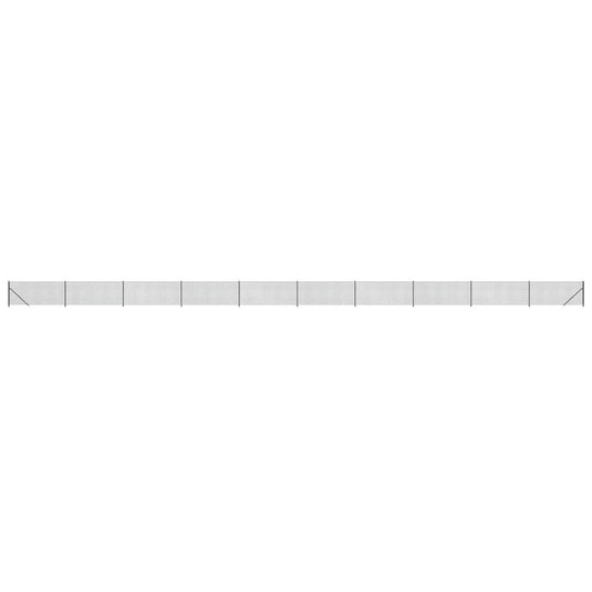 VidaXL Gaashek met flens 1,1x25 m antracietkleurig