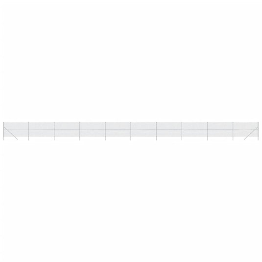 VidaXL Gaashek 2x25 m zilverkleurig