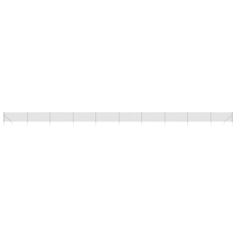 Load image into Gallery viewer, VidaXL Gaashek met grondankers 1,1x25 m zilverkleurig
