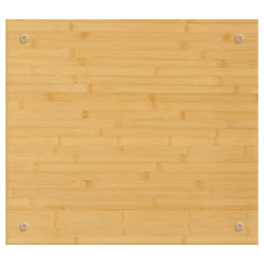 Vidaxl kookplaatafdekking 50x56x1,5 cm bamboe