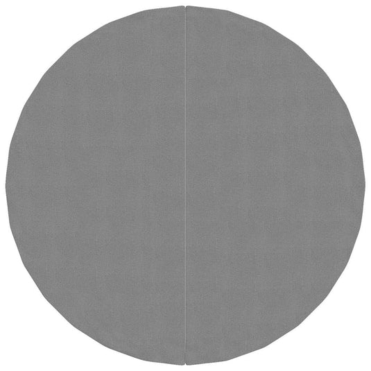 Vidaxl zwembadgrondzeil ø244 cm polyester geotextiel lichtgrijs