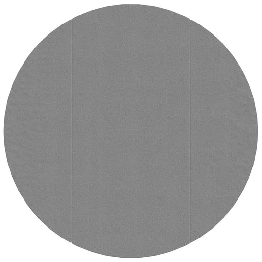 Vidaxl zwembadgrondzeil ø306 cm polyester geotextiel lichtgrijs