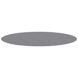 Vidaxl zwembadgrondzeil ø366 cm polyester geotextiel lichtgrijs