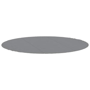 Vidaxl zwembadgrondzeil ø396 cm polyester geotextiel lichtgrijs