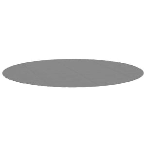 Vidaxl zwembadgrondzeil ø458 cm polyester geotextiel lichtgrijs