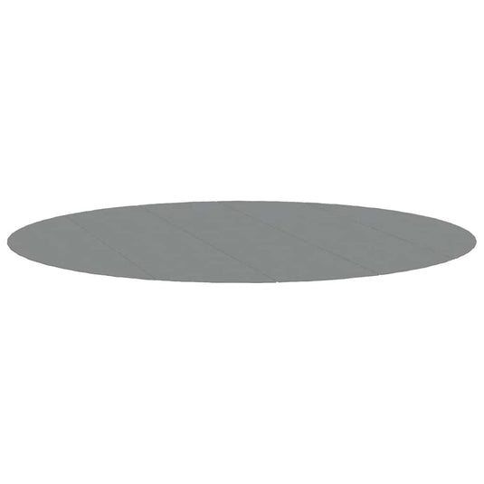 Vidaxl zwembadgrondzeil ø550 cm polyester geotextiel lichtgrijs