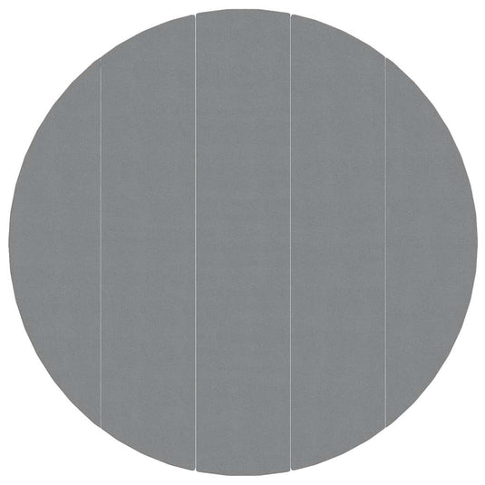 Vidaxl zwembadgrondzeil ø550 cm polyester geotextiel lichtgrijs