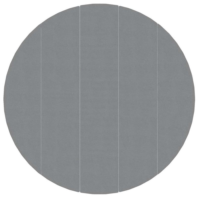 Afbeelding laden in galerijviewer, Vidaxl zwembadgrondzeil ø550 cm polyester geotextiel lichtgrijs
