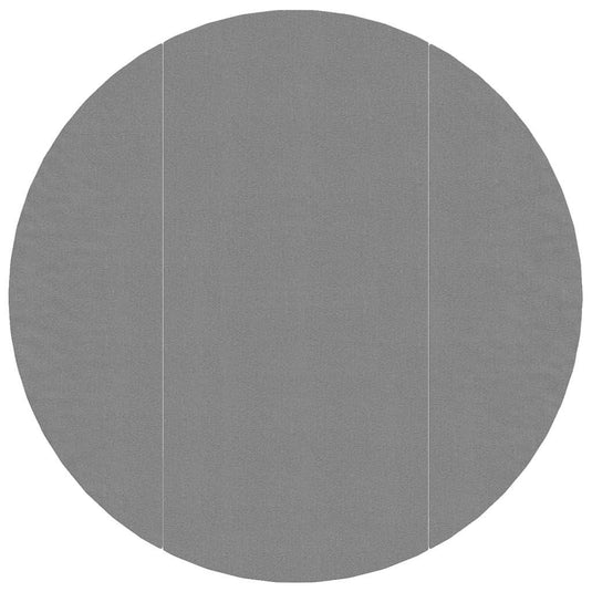 Vidaxl zwembadgrondzeil ø306 cm polyester geotextiel lichtgrijs