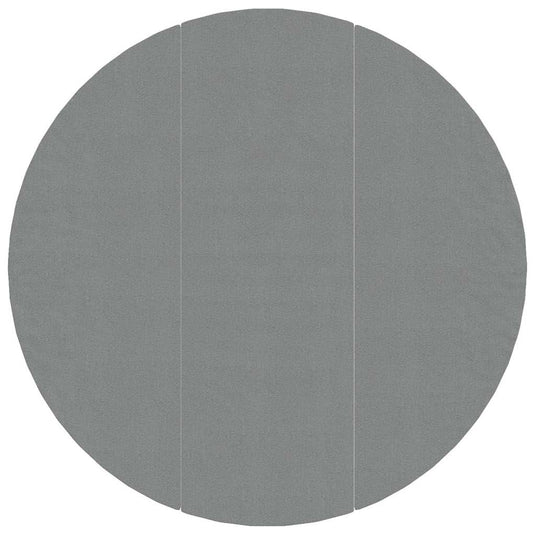 VidaXL Zwembadgrondzeil Ø396 cm polyester geotextiel lichtgrijs