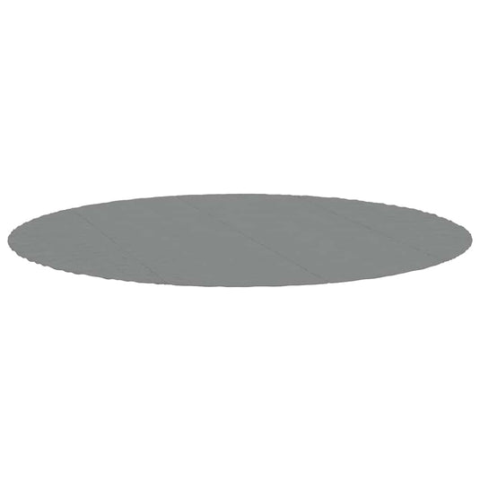 Vidaxl zwembadgrondzeil ø458 cm polyester geotextiel lichtgrijs