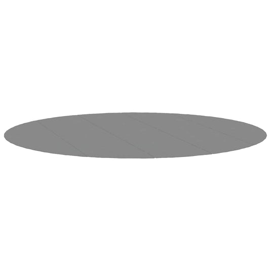 Vidaxl zwembadgrondzeil ø550 cm polyester geotextiel lichtgrijs