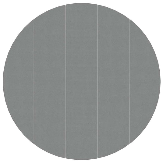 Vidaxl zwembadgrondzeil ø550 cm polyester geotextiel lichtgrijs