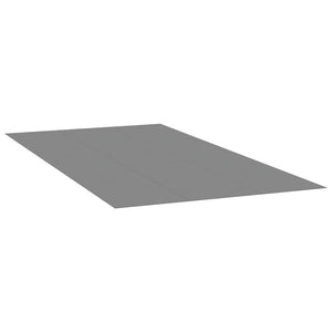 Vidaxl zwembadgrondzeil 640x321 cm polyester geotextiel lichtgrijs