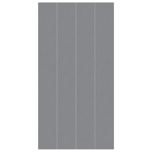 Vidaxl zwembadgrondzeil 820x420 cm polyester geotextiel lichtgrijs